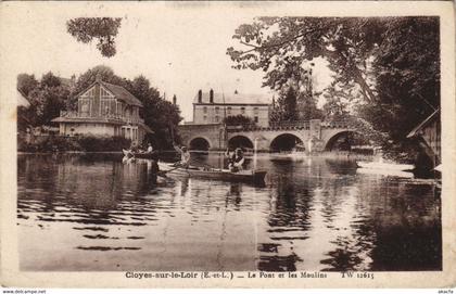 CPA CLOYES - sur-le-Loir - Le Pont et les Moulins (131597)