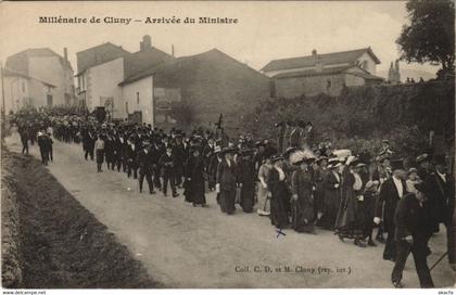 CPA CLUNY Millenaire de Cluny - Arrivee du Ministre (1190930)