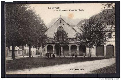 74 - La Savoie - Cluses - Place de l´Eglise