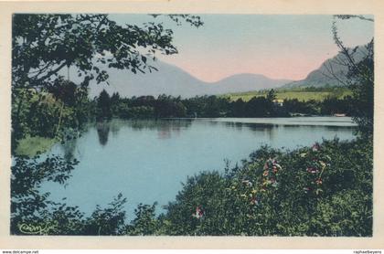 CPA 55.  Cluses Les lacs du Nanty Coll. Burin photo Combier Mâcon colorisée