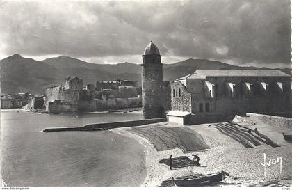 CPSM Collioure Plage Saint-Vincent