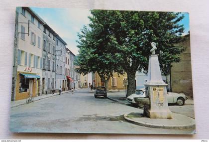 Cpm 1969, Collobrières, place de la République, Var 83