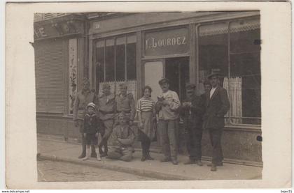 1 carte photo Colombes " café Lourdez "