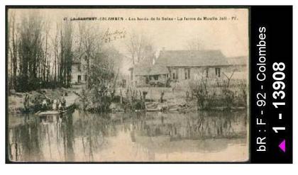 92 Colombes - 47. LA GARENNE-COLOMBES - Les bords de laSeine - La fermeduMoulin - seine - cpa /  D92D  K92025K  C75025C