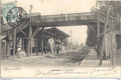 CPA Colombes La Gare