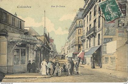 CPA Colombes Rue St-Denis