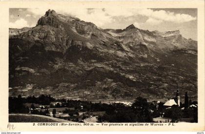 CPA COMBLOUX Vue générale et AIGUILLEs de Warens (337517)