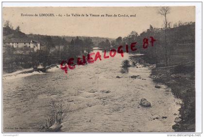 87 - CONDAT SUR VIENNE - LA VALLEE DE LA VIENNE AU PONT DE CONDAT EN AVAL