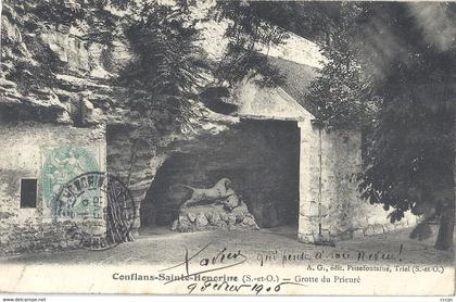 CPA Conflans-Saint-Honorine Grotte du Prieuré