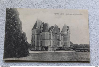 Cpa 1906, Confolens, château de Boisbuchet, Charente 16