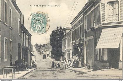 CPA Connerré Rue de Paris