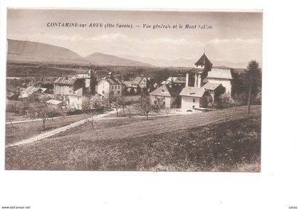 CONTAMINE-sur-ARVE. - Vue générale et le Mont Salève.