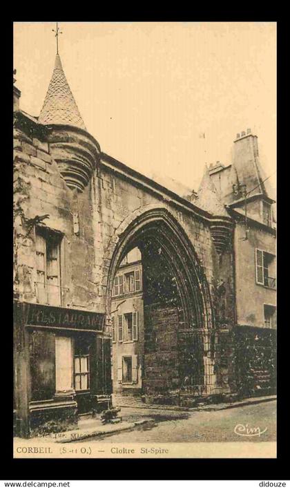 91 - Corbeil Essonnes - Cloitre Saint Spire - CPA - Voir Scans Recto-Verso