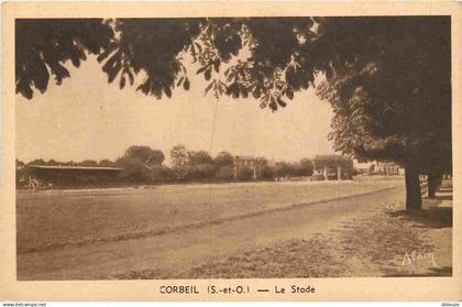 91 - Corbeil Essonnes - Le Stade - DOUBLON - CPA - Voir Scans Recto-Verso