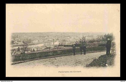 91 - Corbeil Essonnes - Panorama de Corbeil - Animée - Précurseur - CPA - Voir Scans Recto-Verso