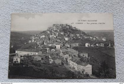 B302, Cordes, vue générale, côté Est,Tarn 81