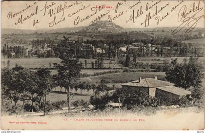 CPA CORDES Vallee de Cordes prise du Chemin de Fer (1087542)