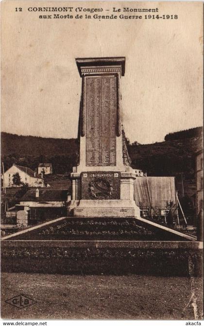 CPA CORNIMONT - Le monument (153762)