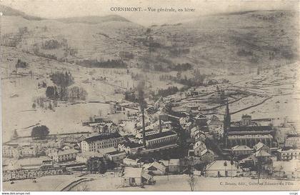 CPA Cornimont Vue générale en hiver