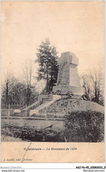 AGJP6-0455-45 - COULMIERS - le monument de 1870