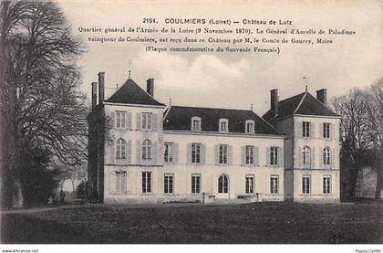 COULMIERS - Château de Lutz - très bon état