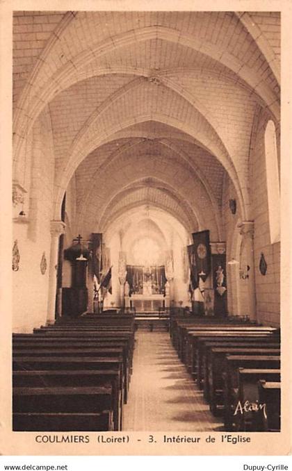 COULMIERS - Intérieur de l'Eglise - très bon état