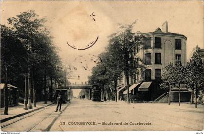 CPA Courbevoie Boulevard de Courbevoie (1314326)