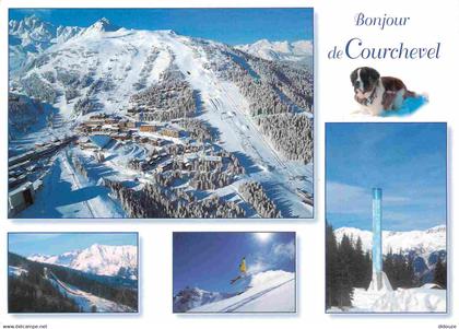 73 - Courchevel - Multivues - Chiens - Saint Bernard - CPM - Voir Scans Recto-Verso