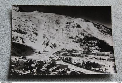 Cpm 1964, Courchevel, vue générale aérienne, pistes de la Loze, Savoie 73