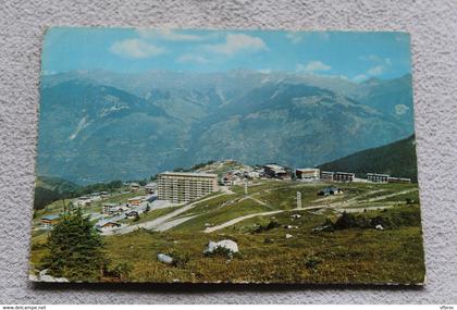 Cpm 1971, Courchevel, vue générale et le massif de Bellecôte, Savoie 73