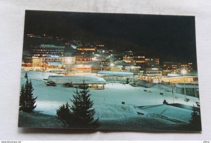 Cpm, Courchevel, le centre de la station la nuit, Savoie 73