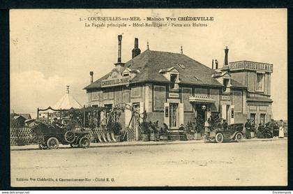 CPA - Carte Postale - France - Courseulles-sur-Mer - Maison Vve Chédeville (CP22162OK)