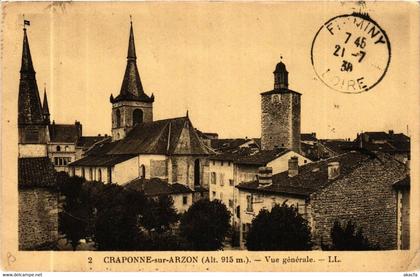 CPA CRAPONNE-sur-ARZON - Alt 915 m - Vue générale (585341)