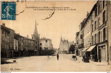 CPA CRAPONNE-sur-ARZON - Faubourg Constant - La Fontaine publiche et (585347)