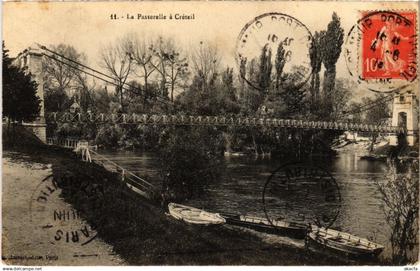 CPA AK Creteil La Passerelle a Creteil FRANCE (1282339)