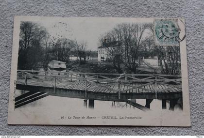 F491, Créteil, la passerelle, Val de Marne 94