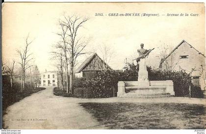 53 - GREZ (CREZ-en-BOUERE) - Avenue de la Gare