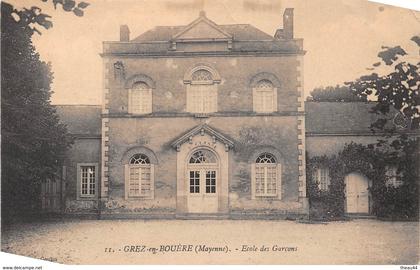 ¤¤  -   GREZ-en-BOUERE   -  Ecole des Garçons    -  ¤¤