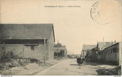 / CPA FRANCE 62 "Croisilles, rue d'Arras"