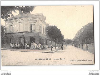 CPA 78 Croissy sur Seine Avenue Carnot