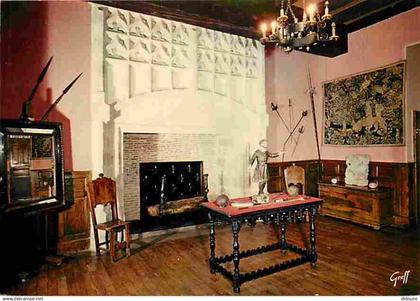 18 - Culan - Intérieur du Château - Salle d'armes - Cheminée gothique - Carte Neuve - CPM - Voir Scans Recto-Verso