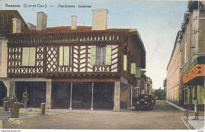 CPA Damazan Anciennes Maisons