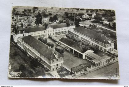 Cpm, Dammarie les Lys, le groupe scolaire, Pau Doumer, Seine et Marne 77