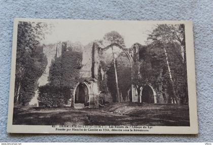 D962, Dammarie les Lys, les ruines de l'abbaye du Lys, Seine et Marne 77