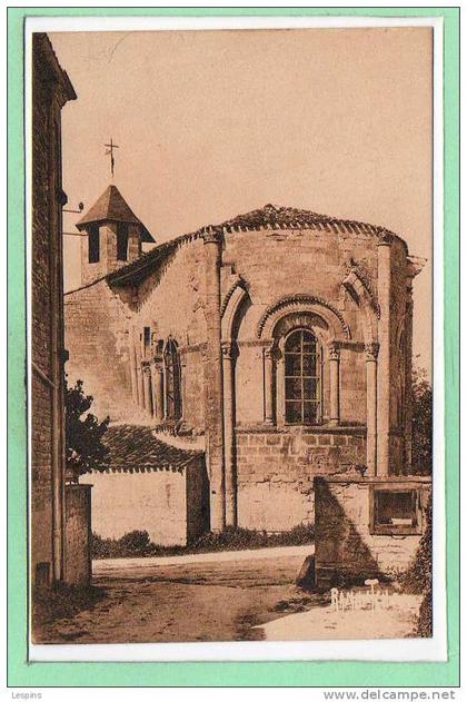 17 - DAMPIERRE sur BOUTONNE -- Abside de l'Eglise...