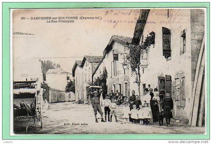 17 - DAMPIERRE sur BOUTONNE --  La rue Principale