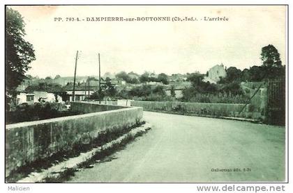 CHARENTE MARITIME - ref no 17228- dampierre sur boutonne - l arrivee   -bon etat