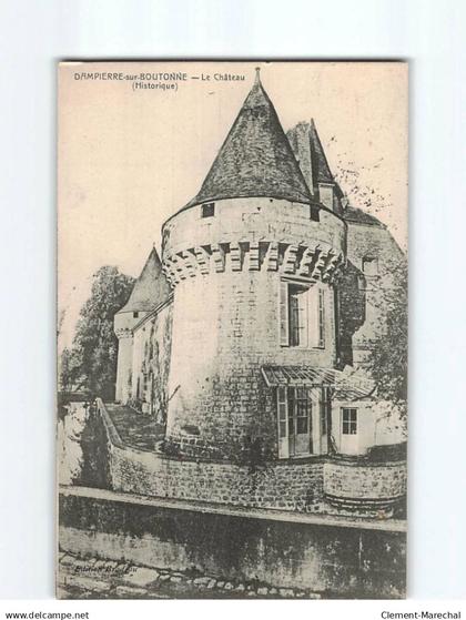 DAMPIERRE SUR BOUTONNE : Le Château - état