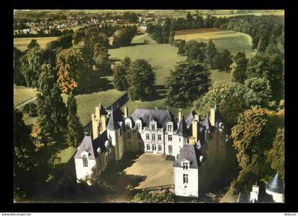 86 - Dangé Saint Romain - En Avion au dessus de - Le Château de la Fontaine - Vue aérienne - Carte Dentelée - CPSM grand