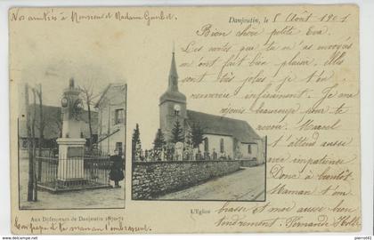 DANJOUTIN - L'Eglise et Monument aux Morts 1870-71